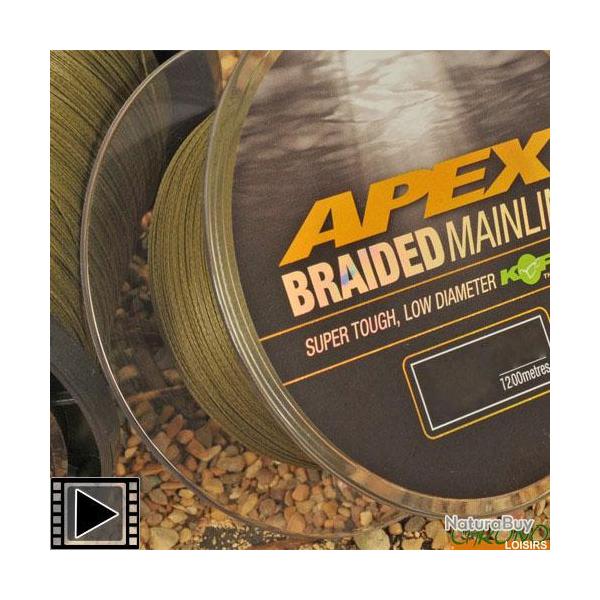 Tresse Korda Apex Braided Mainline 1200m 50lbs