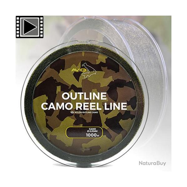 Nylon Avid Carp Outline Camo 1000m 0.33mm