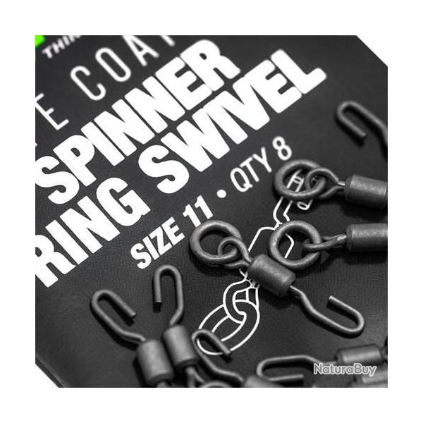Emerillon � Anneau Korda PTFE Spinner Ring Swivel T11 (par 8)