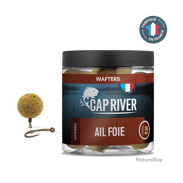 Bouillettes Equilibr�es Cap River Ail Foie 18mm 100g