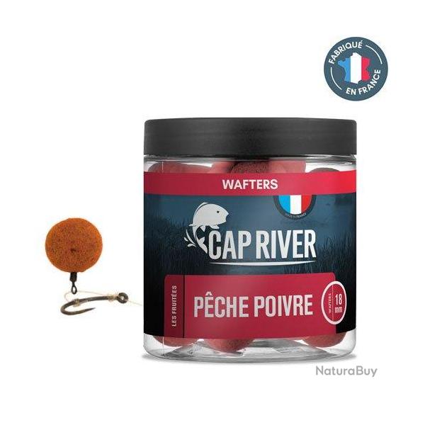 Bouillettes Equilibr�es Cap River Peche Poivre 18mm 100g
