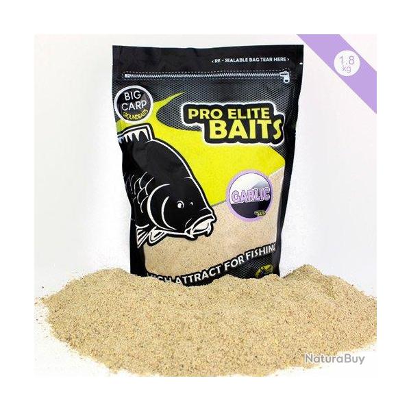 Amorce Pro Elite Baits Groundbaits Garlic 1.8kg