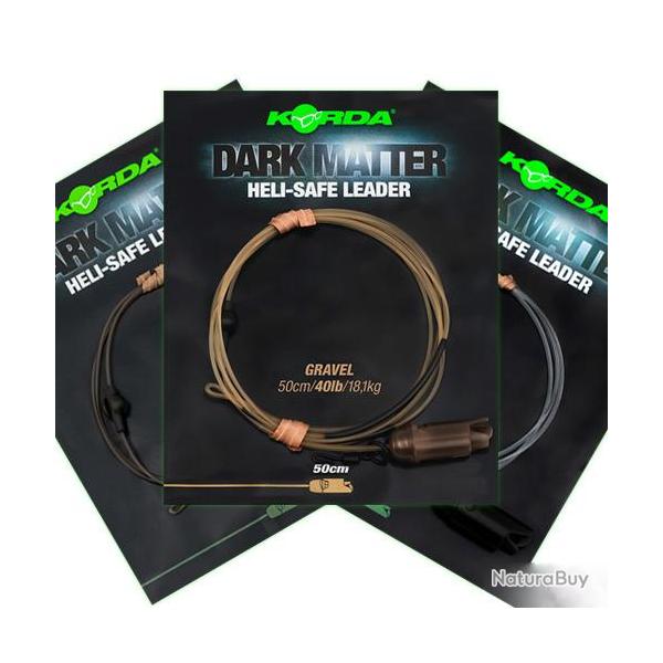 Montage Korda Dark Matter Leader Heli Safe 40lbs 50cm Clear