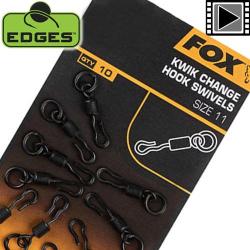 Emerillon Fox Edges Kwik Change Hook T11 (par 10)