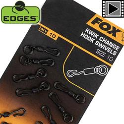 Emerillon Fox Edges Kwik Change Hook T10 (par 10)