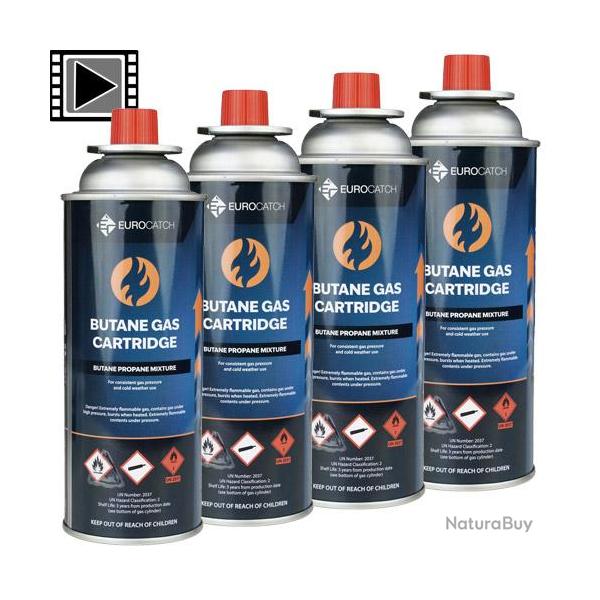 Cartouche de Gaz Alpen Camping Butane 227g (les 4)