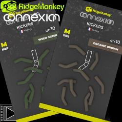 Adaptateur RidgeMonkey Connexion Kickers Medium (par 10) Organic Brown