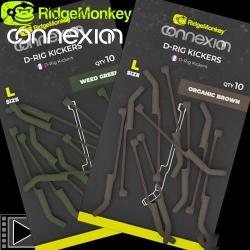 Adaptateur RidgeMonkey Connexion D-Rig Kickers Large (par 10) Organic Brown