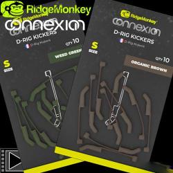 Adaptateur RidgeMonkey Connexion D-Rig Kickers Small (par 10) Camou Vert