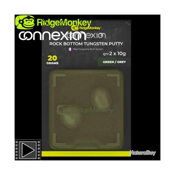 P�te Tungsten RidgeMonkey Connexion Rock Bottom (2 x 10g)