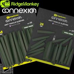 Anti Tangle RidgeMonkey Connexion Sleeve Weed Green (par 25) Court