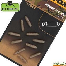Manchon d'Hame&ccedil;on Fox Edges Ronnie Sleeves Camo (par 10)