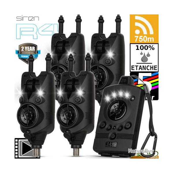 Coffret Nash Centrale 4 D�tecteurs Siren R4