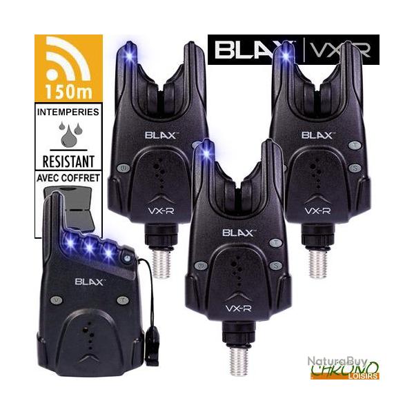 Coffret Carp Spirit Centrale 3 D�tecteurs Blax VX-R Bleu