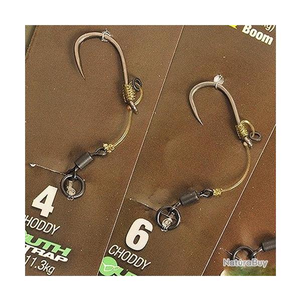 Bas de Ligne Korda Hinge Rig Choddy Mouth Trap IQ2 20lbs sans Ardillon n� 4