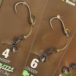 Bas de Ligne Korda Hinge Rig Choddy Mouth Trap IQ2 20lbs sans Ardillon n&deg; 8