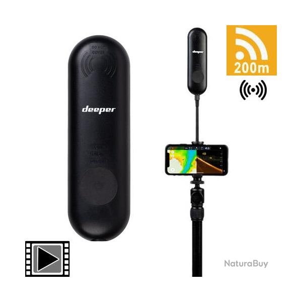 Pack Amplificateur Wifi Deeper pour Pche du Bord
