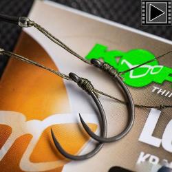 Bas de Ligne Korda Loop Rig Krank sans Ardillon (par 3) n&deg; 4