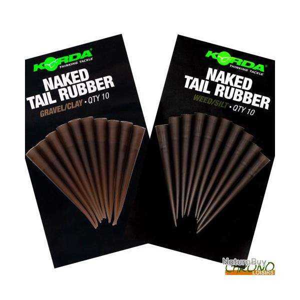 T�tine Korda Naked Tail Rubber (par 10) Gravel/Clay