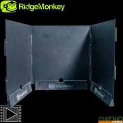 Coupe Vent RidgeMonkey Paravent Quad Connect pour R&eacute;chaud