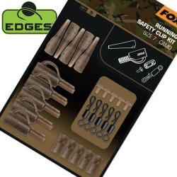 Montage Fox Edges Camo Running Safety Clip (par 5)