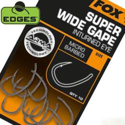 Hame&ccedil;on Fox Edges Armapoint Super Wide Gape In-Turned Eye (par 10) n&deg; 2