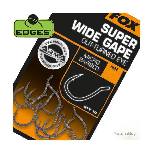 Hame�on Fox Edges Armapoint Super Wide Gape Out-Turned Eye (par 10) n� 4
