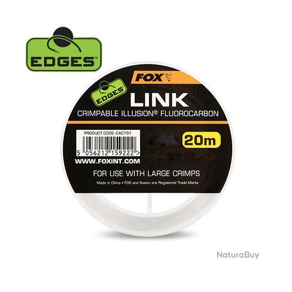 Fluorocarbon Fox Edges Link Illusion 20m 0.64mm