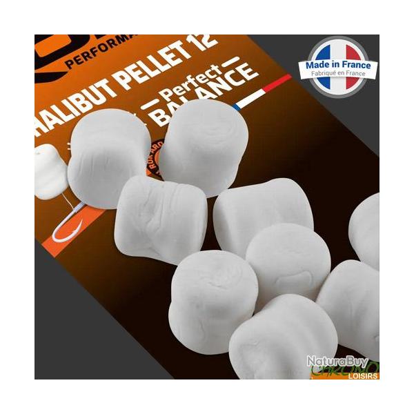 Pellet ROK Halibut Ultra Soft �quilibr� Blanc 12mm (par 18)