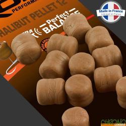 Pellet ROK Halibut Ultra Soft &Eacute;quilibr&eacute; Marron 12mm (par 16)