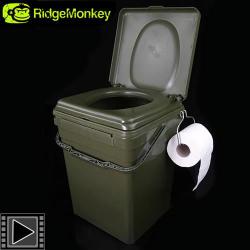 Kit Toilettes RidgeMonkey Cozee Toilet Seat Complet (Seau + Cuvette)