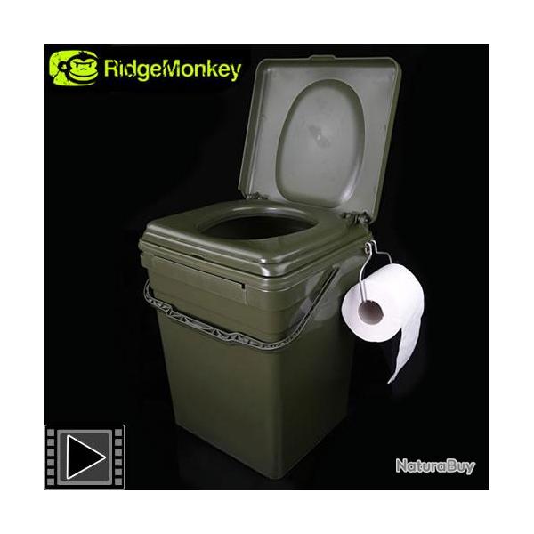 Kit Toilettes RidgeMonkey Cozee Toilet Seat Complet (Seau + Cuvette)