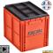 petites annonces chasse pêche : Caisse ROK Crate 433 Orange + Couvercle