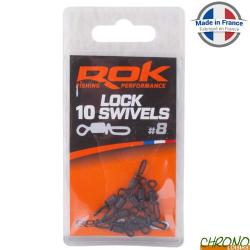 Emerillon ROK Lock Swivel T8 (par 10)