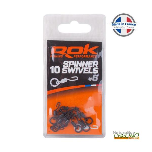 Emerillon ROK Spinner Swivel (par 10) N�6