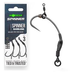 Hame&ccedil;on Korda Spinner Hook Section Spinner sans Ardillon (par 3) n&deg; 4