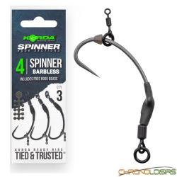 Hame&ccedil;on Korda Spinner Hook Section Spinner sans Ardillon (par 3) n&deg; 6