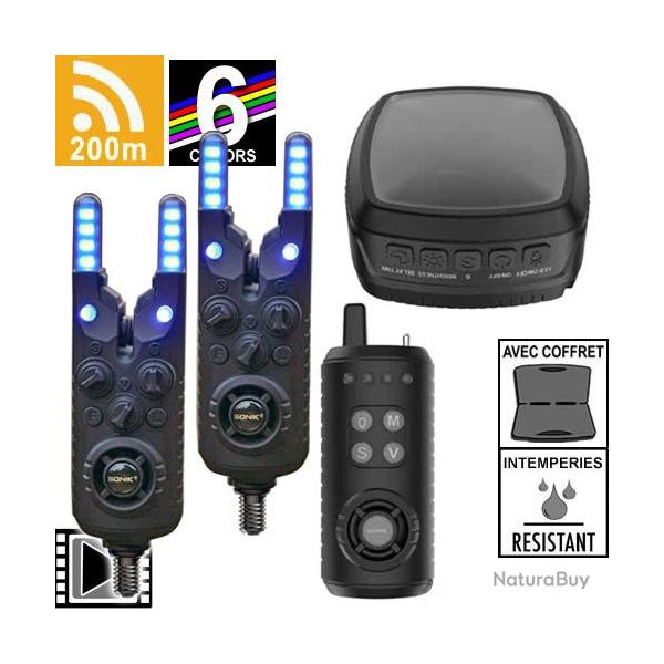 Coffret Sonik Centrale 2 D�tecteurs Gizmo2 + Lampe