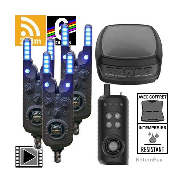 Coffret Sonik Centrale 3 D�tecteurs Gizmo2 + Lampe