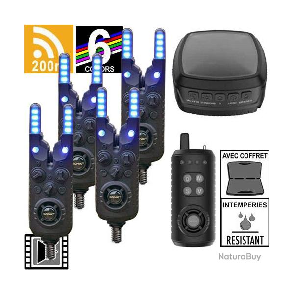 Coffret Sonik Centrale 4 D�tecteurs Gizmo2 + Lampe