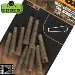 T&eacute;tine Fox Edges Camo Slik Lead Clip Tail Rubber T.10 (par 10)