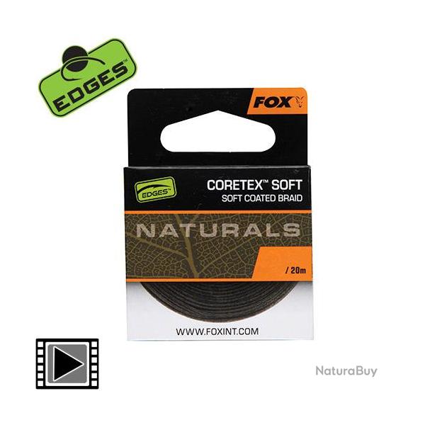 Tresse Fox Edges Naturals Coretex Soft 20m 35lbs