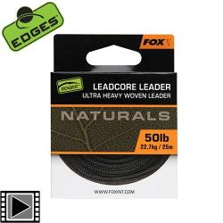 Leadcore Fox Edges Naturals 25m 50lbs