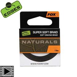 Tresse Fox Edges Naturals Soft Braid Hooklength 20m 25lbs