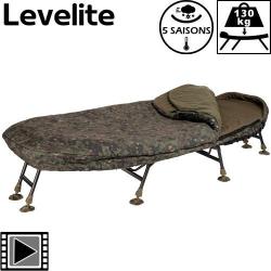 Bed Chair Trakker Levelite Oval MF-HDR Wide 8 pieds 3/5 Saisons