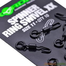 Emerillon &agrave; Anneau Korda Spinner Ring Swivel XX T11 (par 10)