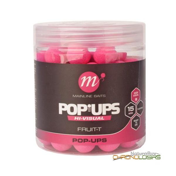 Pop Ups Mainline Fluo High Visual Fruit-T 15mm 150ml