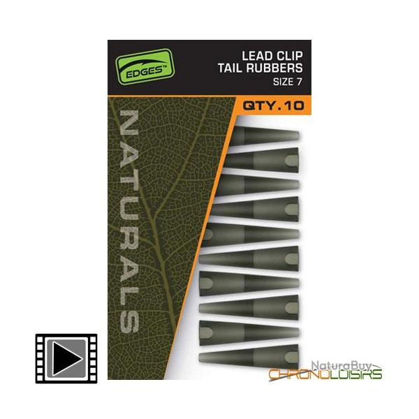 T�tine Fox Edges Naturals Lead clips Tail Rubbers T.7 (par 10)