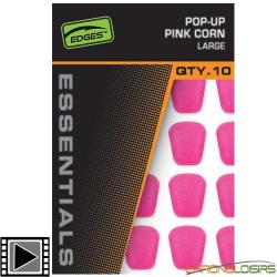 Ma&iuml;s Doux Fox Edges Pop Up Pink Corn Large (par 10)