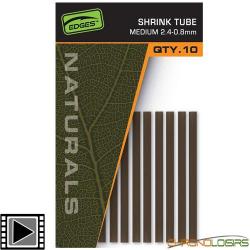 Gaine Thermo R&eacute;tractable Fox Edges Naturals Shrink Tube M 2.4-0.8mm (par 10)